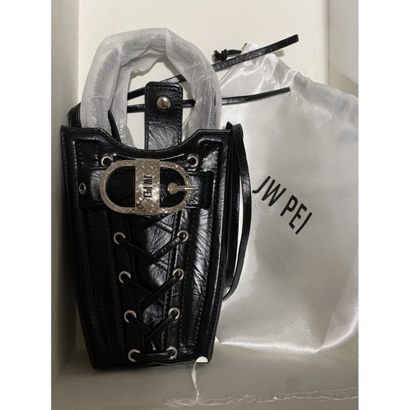 dollskill JW PEI jw pei FEI straps buckle belt bag gothic lolita corset black - Picture 2 of 4